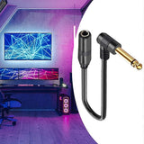 Darrahopens Audio & Video > Musical Instrument & Accessories > Audio Accessories 1/4'' TRS 6.35 mm Male to 6.35 mm Female Stereo Cable for Guitar Amplifier - Perfect Mono 2m_MGF Mono 2m