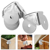 Darrahopens Audio & Video > Musical Instrument & Accessories > Audio Accessories 10pcs Metal Box Corner Protectors - Loudspeaker & Cabinet Corner Guards, Angle Cover