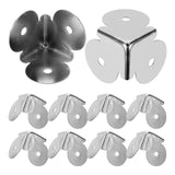 Darrahopens Audio & Video > Musical Instrument & Accessories > Audio Accessories 10pcs Metal Box Corner Protectors - Loudspeaker & Cabinet Corner Guards, Angle Cover