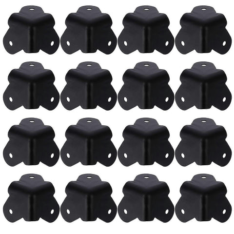 Darrahopens Audio & Video > Musical Instrument & Accessories > Audio Accessories 16pcs Metal Speaker Corner Protectors - Rounded Cabinet Box Edge Guards