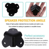 Darrahopens Audio & Video > Musical Instrument & Accessories > Audio Accessories 16pcs Metal Speaker Corner Protectors - Rounded Cabinet Box Edge Guards