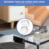 Darrahopens Audio & Video > Musical Instrument & Accessories > Audio Accessories 16pcs Transparent Table & Furniture Corner Protectors - Clear Babies Edge Guards