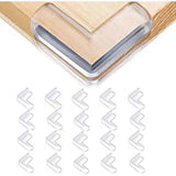 Darrahopens Audio & Video > Musical Instrument & Accessories > Audio Accessories 20pcs Glass Table Corner Protectors - Transparent Babies Proofing Edge Guards for Furniture