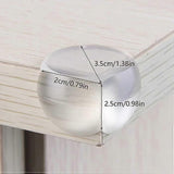 Darrahopens Audio & Video > Musical Instrument & Accessories > Audio Accessories 20pcs Transparent PVC Table Corner Protectors - Babies Proofing Furniture Edge Guards