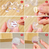 Darrahopens Audio & Video > Musical Instrument & Accessories > Audio Accessories 20pcs Transparent PVC Table Corner Protectors - Babies Proofing Furniture Edge Guards