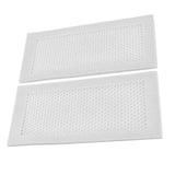 Darrahopens Audio & Video > Musical Instrument & Accessories > Audio Accessories 2Pcs Baby Proof Vent Cover Child Proof Safe Soft Silicone for Home Floor Catch Debris Hair Insect White In Australia - Darrahopens