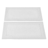 Darrahopens Audio & Video > Musical Instrument & Accessories > Audio Accessories 2Pcs Baby Proof Vent Cover Child Proof Safe Soft Silicone for Home Floor Catch Debris Hair Insect White In Australia - Darrahopens