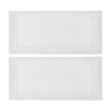 Darrahopens Audio & Video > Musical Instrument & Accessories > Audio Accessories 2Pcs Baby Proof Vent Cover Child Proof Safe Soft Silicone for Home Floor Catch Debris Hair Insect White In Australia - Darrahopens
