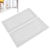Darrahopens Audio & Video > Musical Instrument & Accessories > Audio Accessories 2Pcs Baby Proof Vent Cover Child Proof Safe Soft Silicone for Home Floor Catch Debris Hair Insect White In Australia - Darrahopens