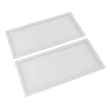 Darrahopens Audio & Video > Musical Instrument & Accessories > Audio Accessories 2Pcs Baby Proof Vent Cover Child Proof Safe Soft Silicone for Home Floor Catch Debris Hair Insect White In Australia - Darrahopens