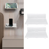 Darrahopens Audio & Video > Musical Instrument & Accessories > Audio Accessories 2PCS Floating Shelf Acrylic Wall Shelf Easy Installation Wall Mount for Speaker Monitor Living Room Wall Decor In Australia - Darrahopens