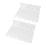 Darrahopens Audio & Video > Musical Instrument & Accessories > Audio Accessories 2PCS Floating Shelf Acrylic Wall Shelf Easy Installation Wall Mount for Speaker Monitor Living Room Wall Decor In Australia - Darrahopens