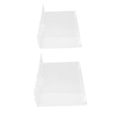 Darrahopens Audio & Video > Musical Instrument & Accessories > Audio Accessories 2PCS Floating Shelf Acrylic Wall Shelf Easy Installation Wall Mount for Speaker Monitor Living Room Wall Decor In Australia - Darrahopens
