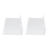 Darrahopens Audio & Video > Musical Instrument & Accessories > Audio Accessories 2PCS Floating Shelf Acrylic Wall Shelf Easy Installation Wall Mount for Speaker Monitor Living Room Wall Decor In Australia - Darrahopens