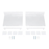 Darrahopens Audio & Video > Musical Instrument & Accessories > Audio Accessories 2PCS Floating Shelf Acrylic Wall Shelf Easy Installation Wall Mount for Speaker Monitor Living Room Wall Decor In Australia - Darrahopens