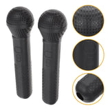 Darrahopens Audio & Video > Musical Instrument & Accessories > Audio Accessories 2pcs Plastic Fake Microphone - Pretend Play Handheld Mic and Headset Microphone Set