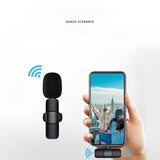 Darrahopens Audio & Video > Musical Instrument & Accessories > Audio Accessories 2pcs Wireless Lavalier Microphones - Clip-on Mic for iPhone, iPad, Video, Podcast