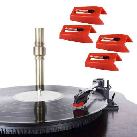 Darrahopens Audio & Video > Musical Instrument & Accessories > Audio Accessories 4Pcs Record Player Replacement Needle Turntable Phonograph Stylus Needles Tool Set