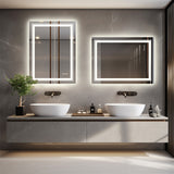 Darrahopens Audio & Video > Musical Instrument & Accessories > Audio Accessories 500x700mm LED Bathroom Mirror Anti-Fog Illuminated Shatterproof