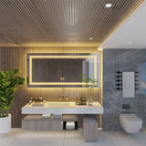 Darrahopens Audio & Video > Musical Instrument & Accessories > Audio Accessories 500x700mm LED Bathroom Mirror Anti-Fog Illuminated Shatterproof