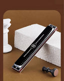 Darrahopens Audio & Video > Musical Instrument & Accessories > Audio Accessories Black 28-hole harmonica, double-row harmonica, professional harmonica, diatonic harmonica, music accessory, harmonica for beginners, harmonica for professionals, Australian music store