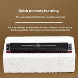 Darrahopens Audio & Video > Musical Instrument & Accessories > Audio Accessories Black 28-hole harmonica, double-row harmonica, professional harmonica, diatonic harmonica, music accessory, harmonica for beginners, harmonica for professionals, Australian music store