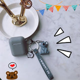 Darrahopens Audio & Video > Musical Instrument & Accessories > Audio Accessories Black set + geometric panda Apple AirPods pro