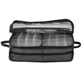 Darrahopens Audio & Video > Musical Instrument & Accessories > Audio Accessories Christmas Ornament Storage Box Under Bed 64 Cell partition 600D Oxford PVC transparent window Black 61x30.5x15cm In Australia - Darrahopens