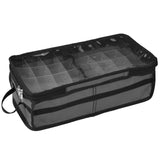 Darrahopens Audio & Video > Musical Instrument & Accessories > Audio Accessories Christmas Ornament Storage Box Under Bed 64 Cell partition 600D Oxford PVC transparent window Black 61x30.5x15cm In Australia - Darrahopens