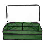 Darrahopens Audio & Video > Musical Instrument & Accessories > Audio Accessories Christmas Ornament Storage Box Under Bed 64 Cell partition 600D Oxford PVC transparent window Black 61x30.5x15cm In Australia - Darrahopens