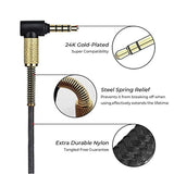 Darrahopens Audio & Video > Musical Instrument & Accessories > Audio Accessories Durable 2.5mm to 3.5mm Headphone Cable with Volume Control \u0026 Microphone Compatible with Sennheiser Momentum Over Ear 1 2 3