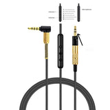 Darrahopens Audio & Video > Musical Instrument & Accessories > Audio Accessories Durable 2.5mm to 3.5mm Headphone Cable with Volume Control \u0026 Microphone Compatible with Sennheiser Momentum Over Ear 1 2 3