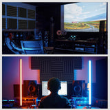 Darrahopens Audio & Video > Musical Instrument & Accessories > Audio Accessories JBER Acoustic Panels Foam Wedges 24pcs 30x30x5cm for Soundproof Padding Wall