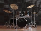 Darrahopens Audio & Video > Musical Instrument & Accessories > Audio Accessories JBER Acoustic Panels  Foam Wedges 48pcs 30x30x2.5cm for Soundproof Padding Wall