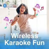 Darrahopens Audio & Video > Musical Instrument & Accessories > Audio Accessories Laser Infinity Karaoke Speaker with Wireless Mic