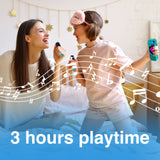 Darrahopens Audio & Video > Musical Instrument & Accessories > Audio Accessories Laser LED Karaoke with 2 Mics Aquatic Awe