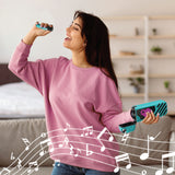 Darrahopens Audio & Video > Musical Instrument & Accessories > Audio Accessories Laser LED Karaoke with 2 Mics Aquatic Awe