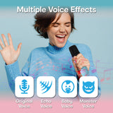 Darrahopens Audio & Video > Musical Instrument & Accessories > Audio Accessories Laser Mini Karaoke Speaker with 2 Wireless Mics - Blue