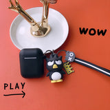 Darrahopens Audio & Video > Musical Instrument & Accessories > Audio Accessories Light blue set + geometric cat Apple AirPods 3