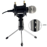 Darrahopens Audio & Video > Musical Instrument & Accessories > Audio Accessories Metal Condenser Microphone Set - PC/Laptop Studio Recording Microphone Kit