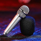 Darrahopens Audio & Video > Musical Instrument & Accessories > Audio Accessories Mini Karaoke Microphone - Handheld KTV Microphone for Singing and Speaker Use