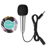 Darrahopens Audio & Video > Musical Instrument & Accessories > Audio Accessories Mini Karaoke Microphone - Handheld KTV Microphone for Singing and Speaker Use