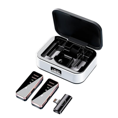 Darrahopens Audio & Video > Musical Instrument & Accessories > Audio Accessories Mini Wireless Lavalier Microphone - Portable Clip-on Mic for Video and Podcast