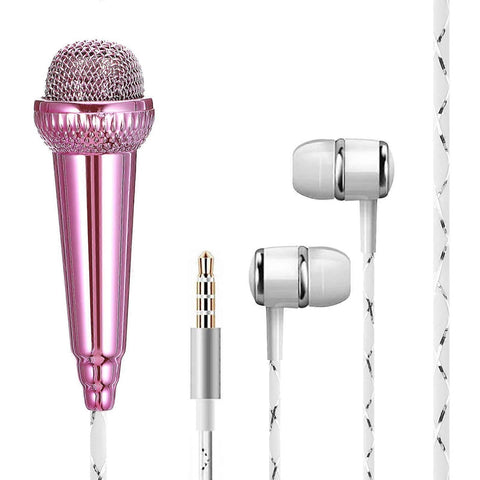 Darrahopens Audio & Video > Musical Instrument & Accessories > Audio Accessories Miniature Vocal Microphone - Portable Mic for Voice Recording and Speech