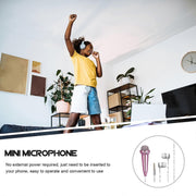 Darrahopens Audio & Video > Musical Instrument & Accessories > Audio Accessories Miniature Vocal Microphone - Portable Mic for Voice Recording and Speech