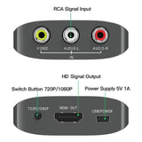 Darrahopens Audio & Video > Musical Instrument & Accessories > Audio Accessories RCA to AV Adapter for PS1/2/3/N64/VCR/DVD