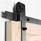 Darrahopens Audio & Video > Musical Instrument & Accessories > Audio Accessories Sliding Barn Door Hardware Kit Rust Resistant Heavy Duty 1.83m