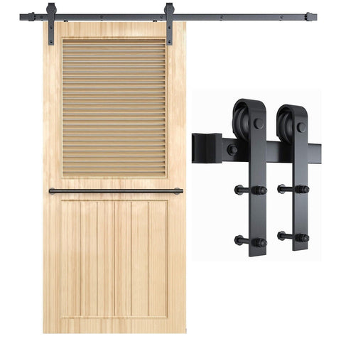 Darrahopens Audio & Video > Musical Instrument & Accessories > Audio Accessories Sliding Barn Door Kit Heavy Duty Rust Resistant Single 2.44M