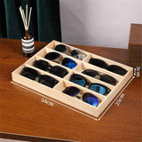 Darrahopens Audio & Video > Musical Instrument & Accessories > Audio Accessories Sunglass Organizer,Glasses Organizer,8-Slot Sunglasses Tray for Drawer, Men's/Women's Sunglasses Box, Glasses Holder for Watch Stackable Eyeglass/Eyewear Display Tray（Only storage box）