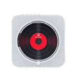 Darrahopens Audio & Video > Musical Instrument & Accessories > Audio Accessories Wall-Mount Bluetooth CD Player LCD Display Music Player Home Audio Boombox White